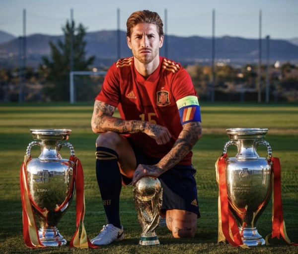 Ramos đã giành 1 chức vô địch World Cup cùng 2 chức vô địch EURO cùng ĐT Tây Ban Nha