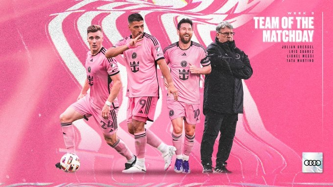 4 cá nhân của Inter Miami vào đội hình tiêu biểu