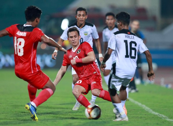 U23 Indonesia có trận thắng đầu tiên ở SEA Games 31 trước U23 Timor Leste.